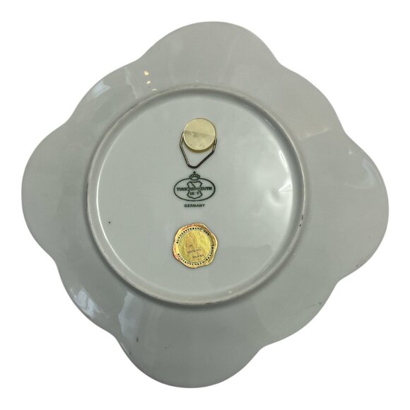 Vintage Tirschenreuth Frankfurt/Main Souvenir Plate – Scalloped Edge, Luster Gla - Picture 3 of 4